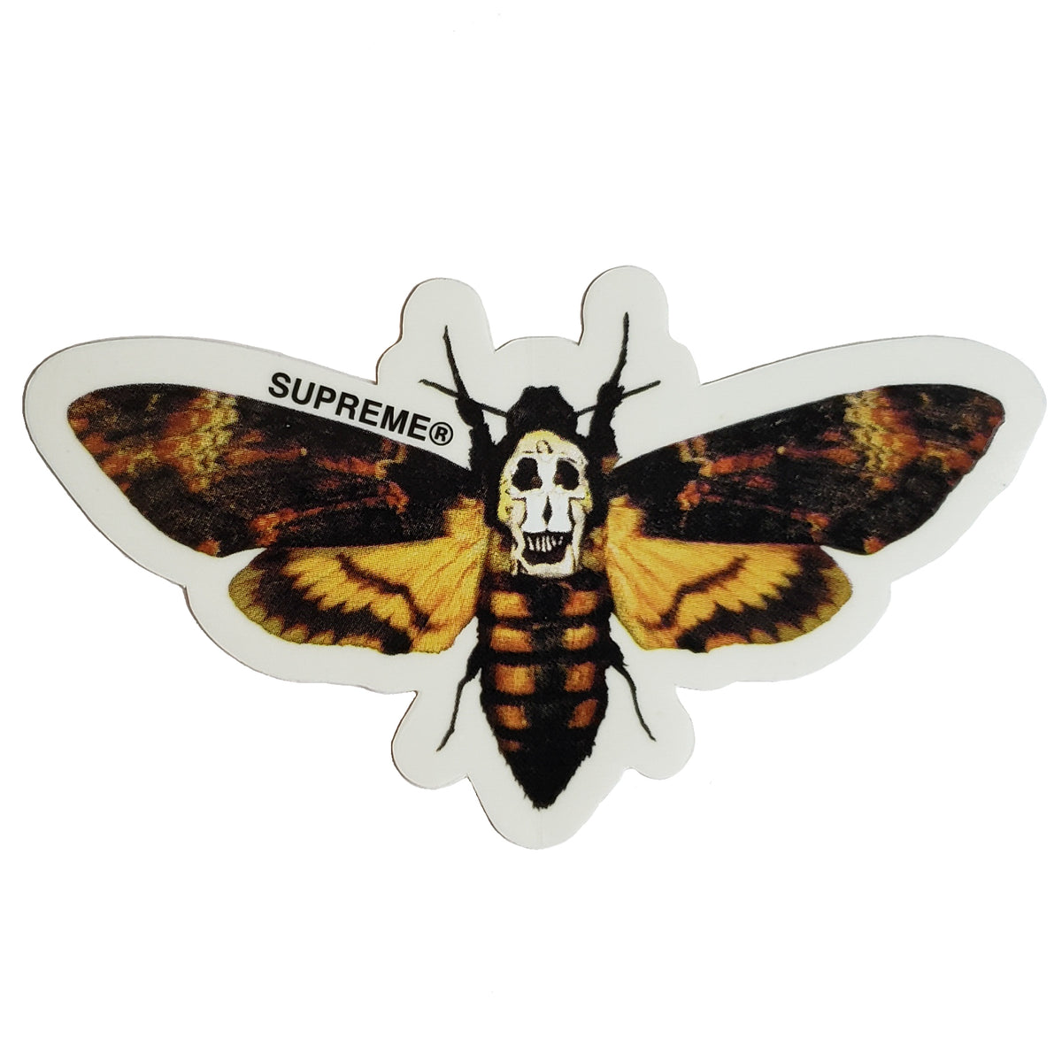 Supreme Silence Of The Lambs Moth Sticker | 2015 | Supreme Stickers