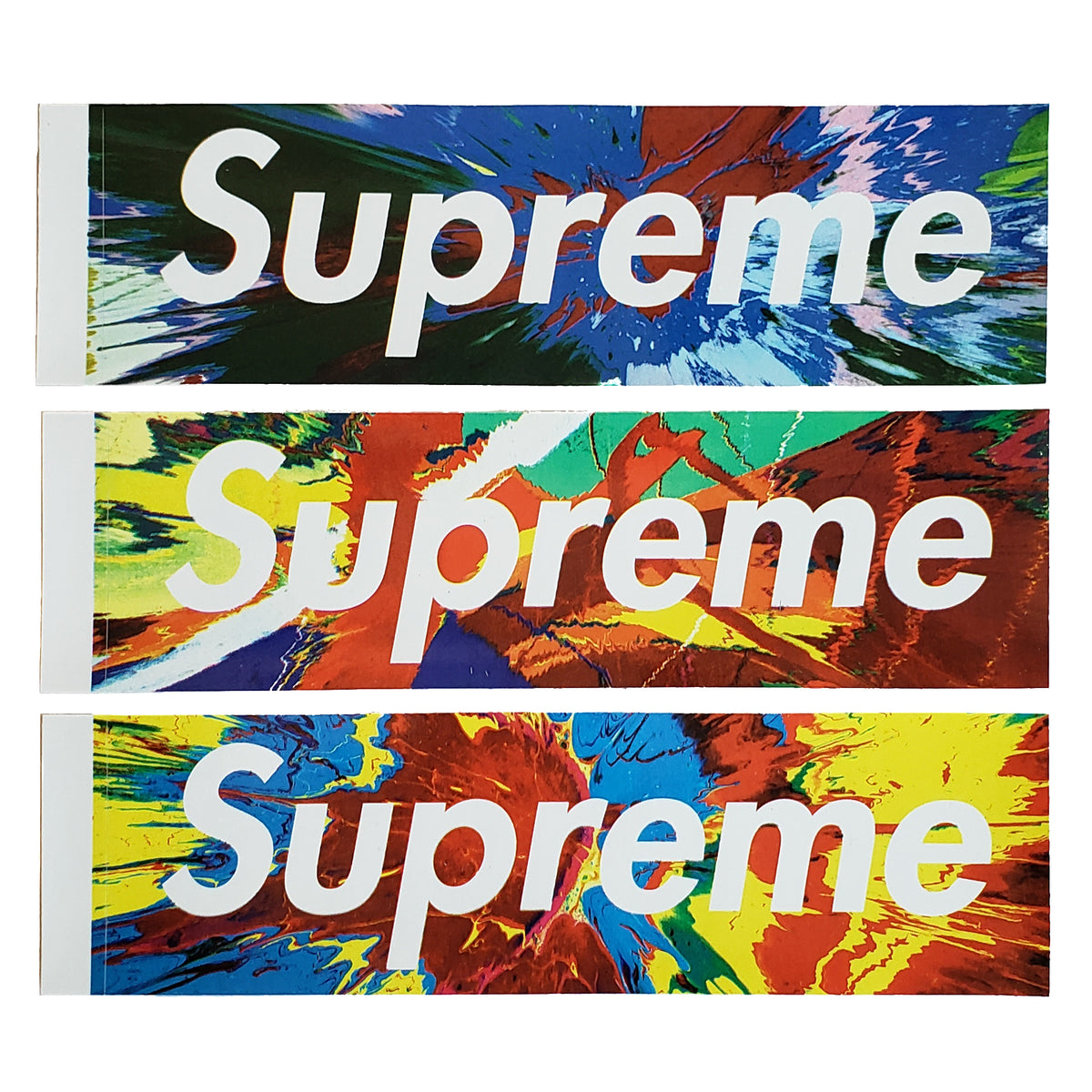 Supreme Damien Hirst Box Logo Stickers