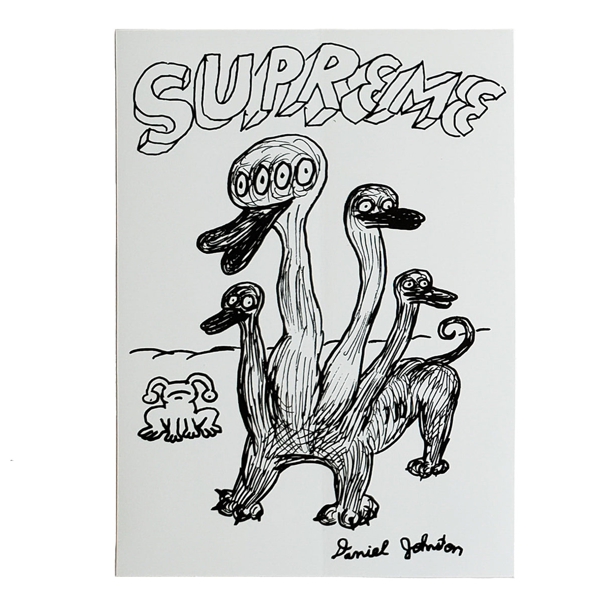 Supreme Daniel Johnston Duck Stickers