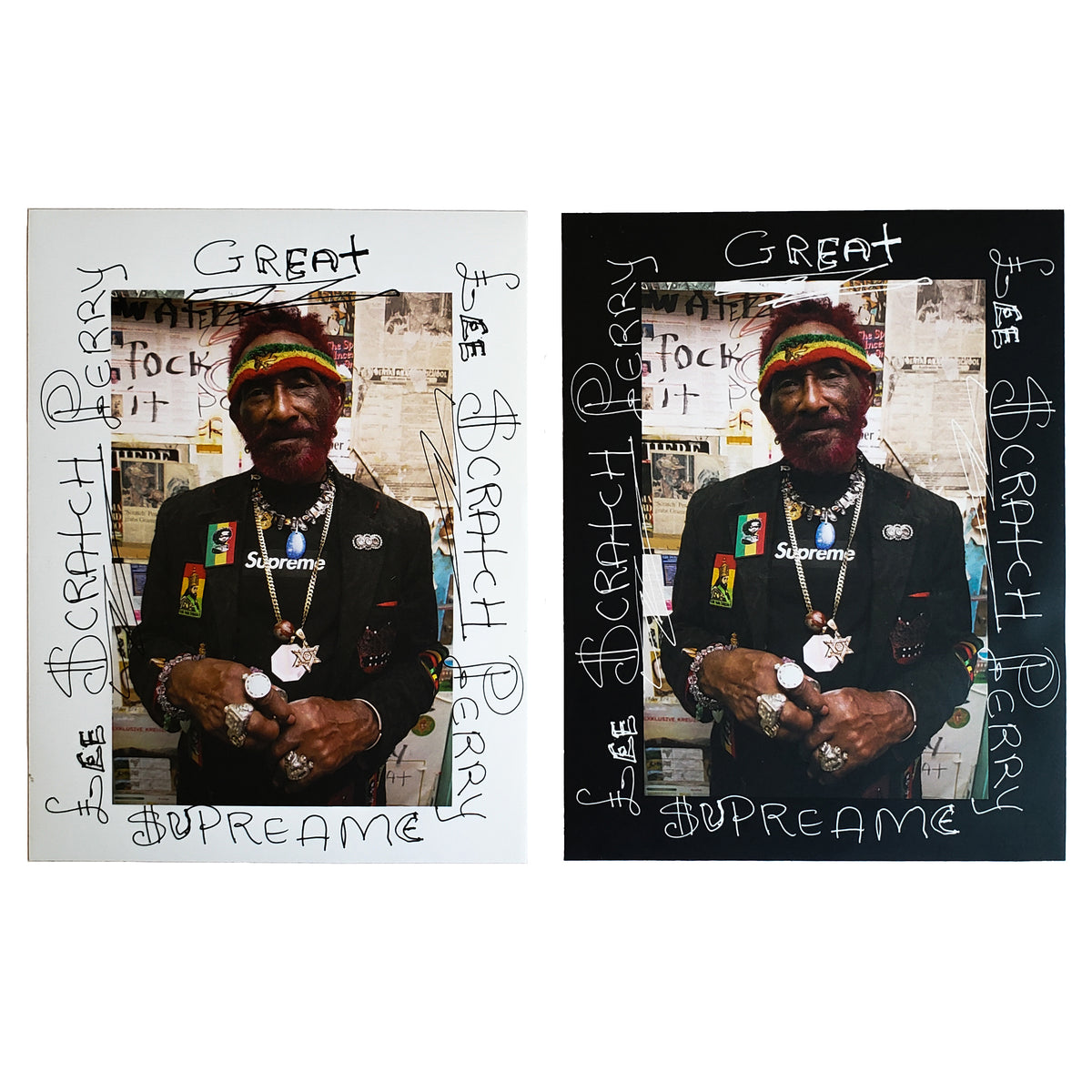 Supreme Lee Scratch Perry Stickers
