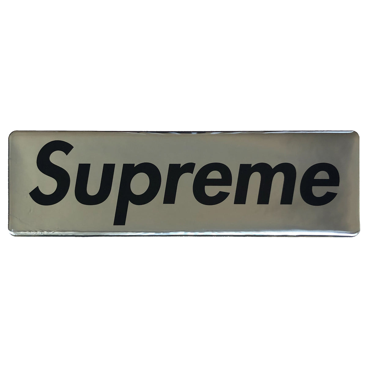 Supreme Clear Vinyl Box Logo Stickers Transparent