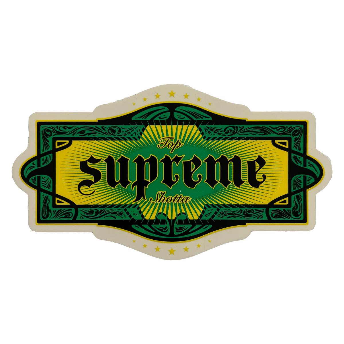 Supreme Top Shotta Sticker | Spring Summer 2022 | Supreme Stickers