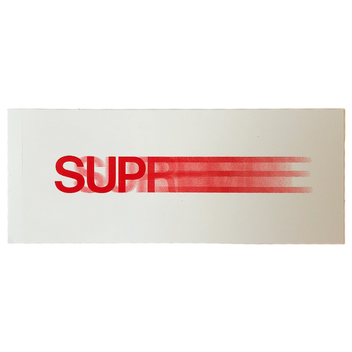 Supreme Motion Logo Stickers | Spring Summer 2020 | Supreme Stickers