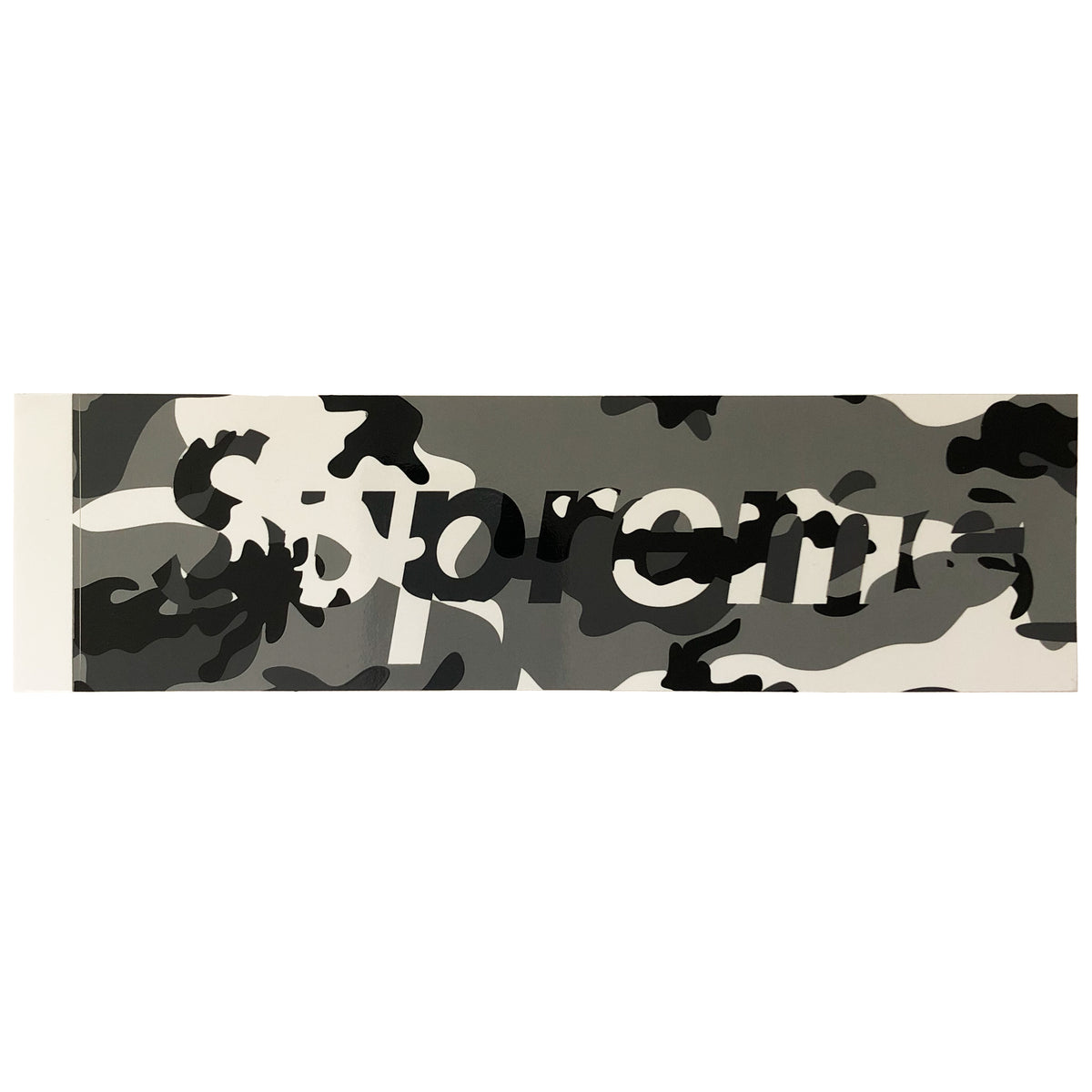 Supreme Grey Camo Box Logo Sticker | Fall 2020 | Supreme Stickers