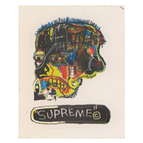 Supreme Basquiat Skull Sticker