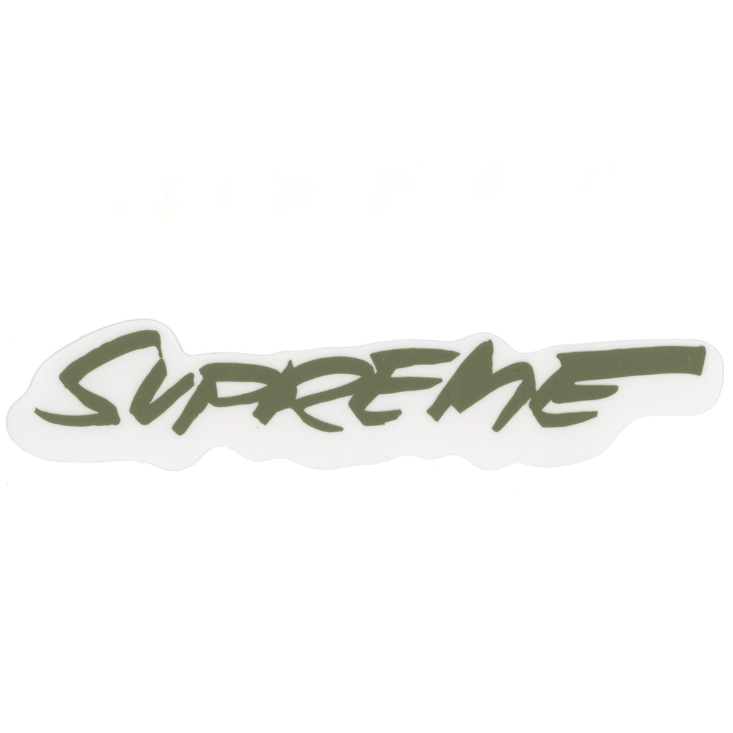 Supreme Green Futura Sticker