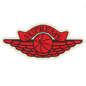 Supreme Red/Black Michael Jordan Sticker