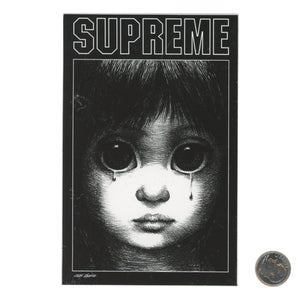 Supreme Margaret Keane Teardrop Black Sticker