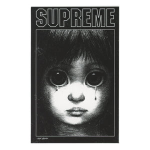 Supreme Margaret Keane Teardrop Black Sticker