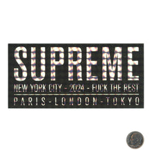 Load image into Gallery viewer, Supreme Paris Black Sticker
