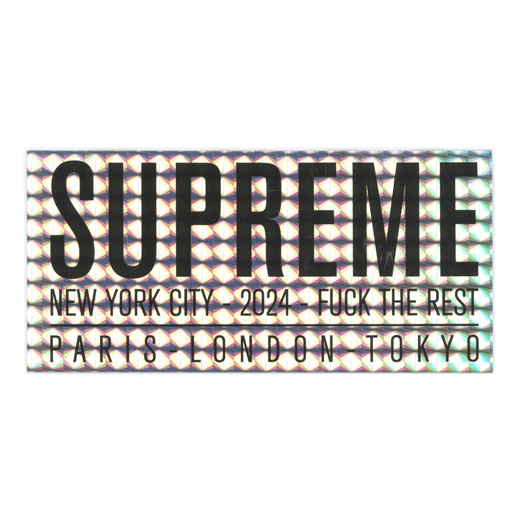 Supreme Paris Holographic Sticker