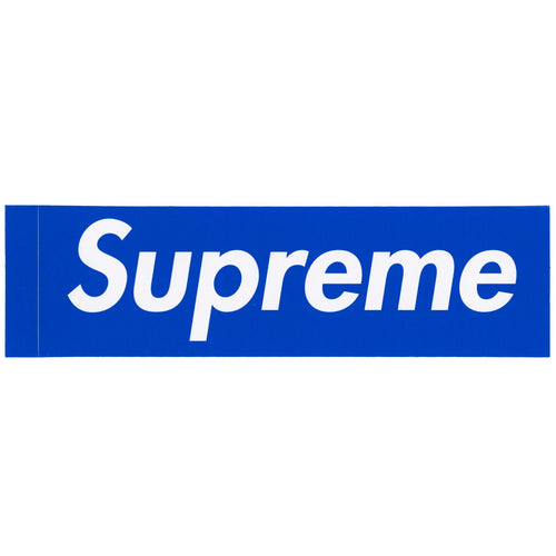 Supreme Seoul Korea Blue Box Logo Sticker