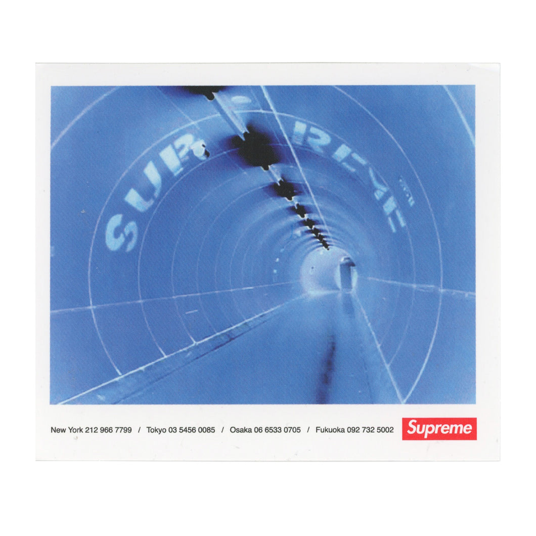 Supreme Tunnel Sticker