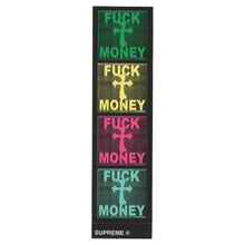 Load image into Gallery viewer, Supreme Fuck Money Multi Color Mini Sticker
