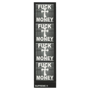 Supreme Fuck Money Black Mini Sticker