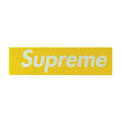 Supreme Yellow Box Mini Logo Sticker