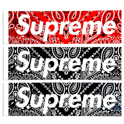 Supreme Paisley Bandana Sticker Set