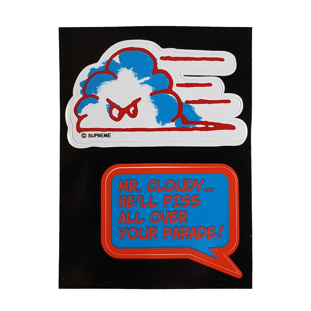 Supreme Mr. Cloudy Sticker
