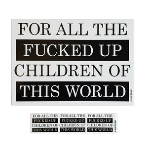Supreme Children Of This World Stickers