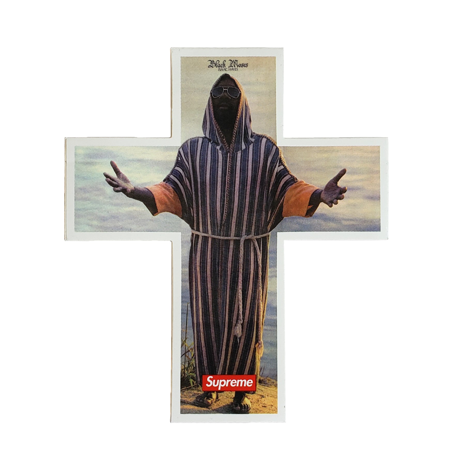 Supreme Black Moses Isaac Hayes Sticker | Fall 2012 | Supreme