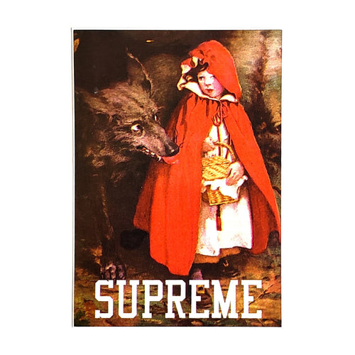 Supreme Little Red Riding Hood Sticker