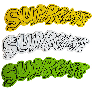 Supreme Daniel Johnston Original Script Stickers