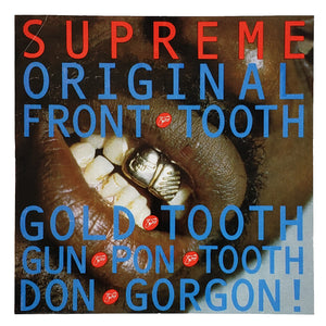 Supreme Ninjaman Gold Tooth Sticker