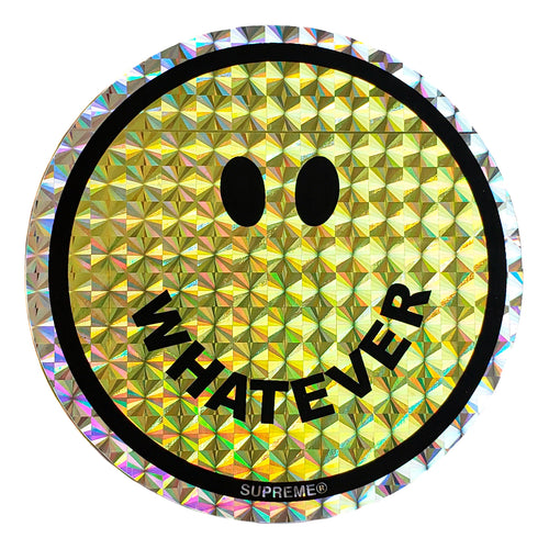 Supreme Whatever Smile Holographic Sticker