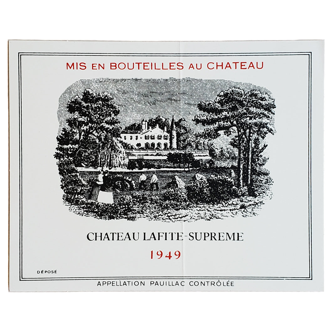 Supreme Chateau Wine Sticker