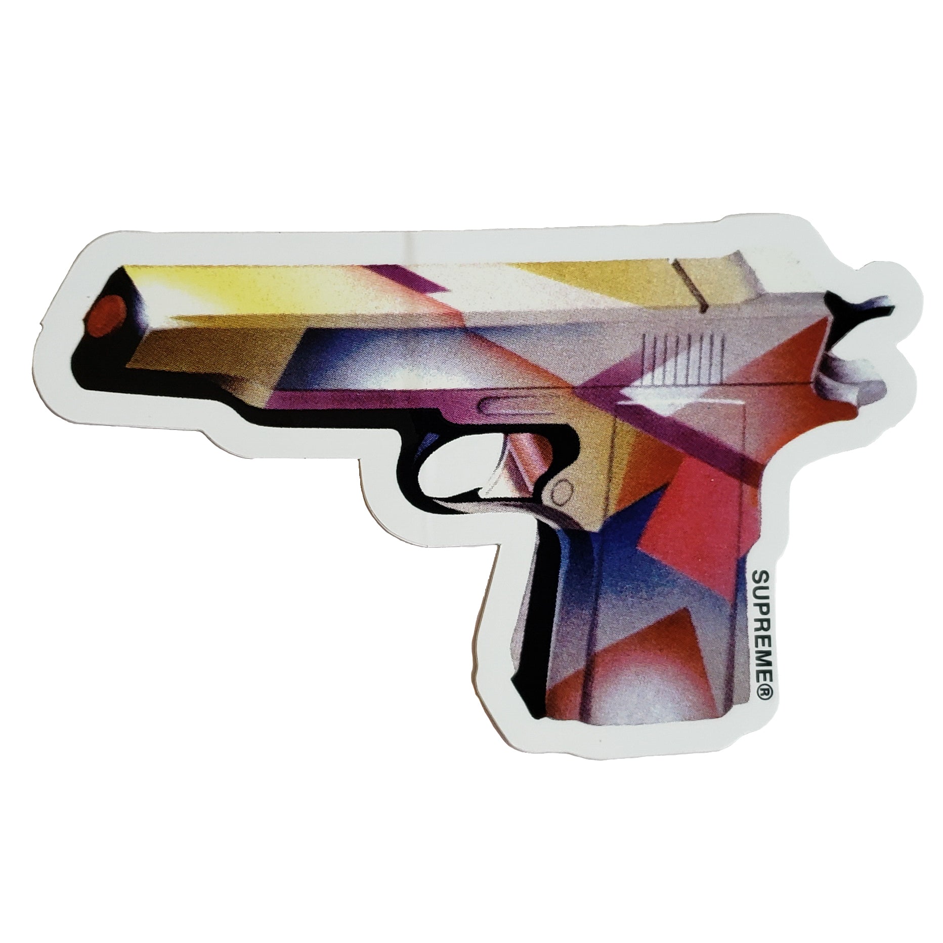 Supreme Mendini Gun Sticker | Spring Summer 2016 | Supreme Stickers