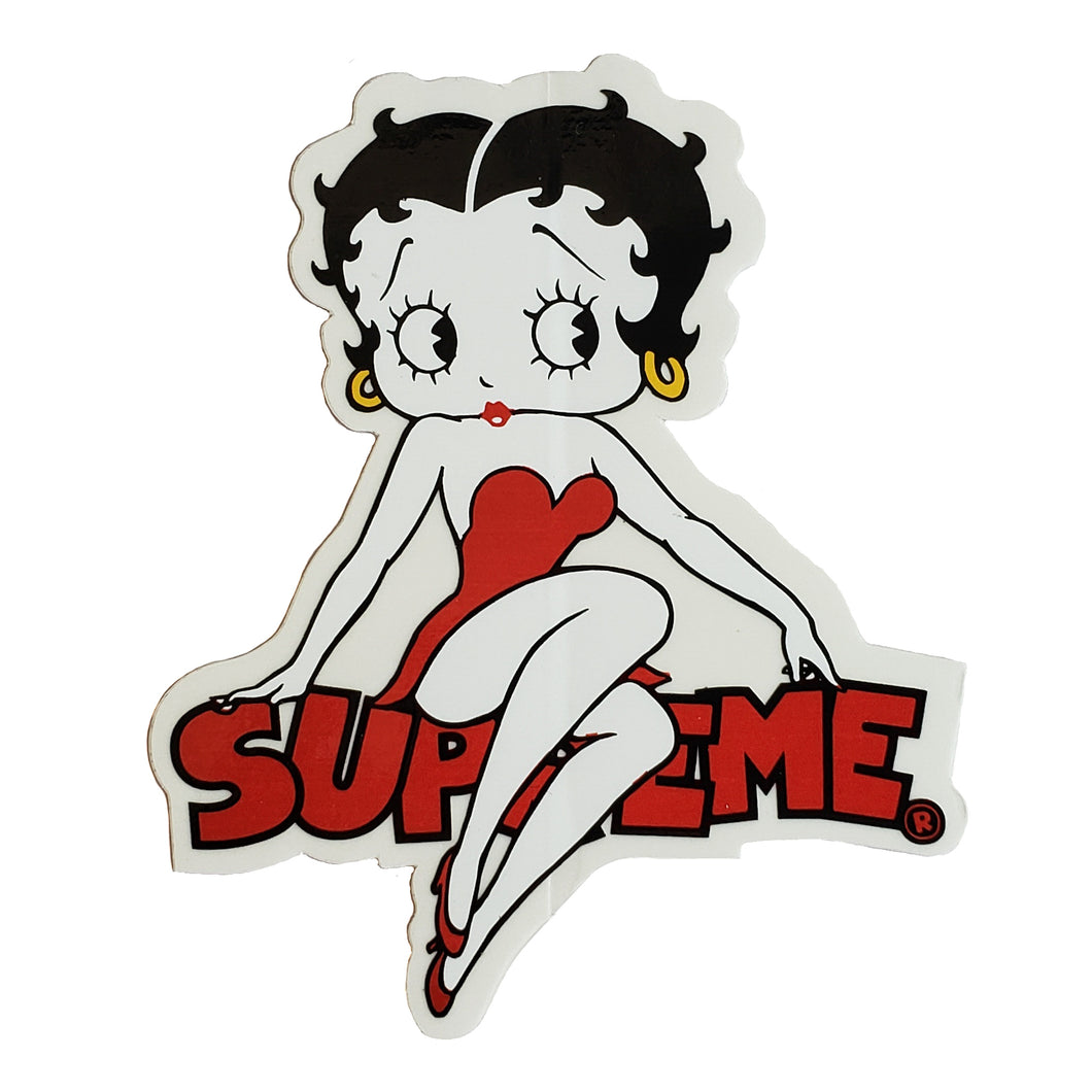 Supreme Betty Boop Sticker