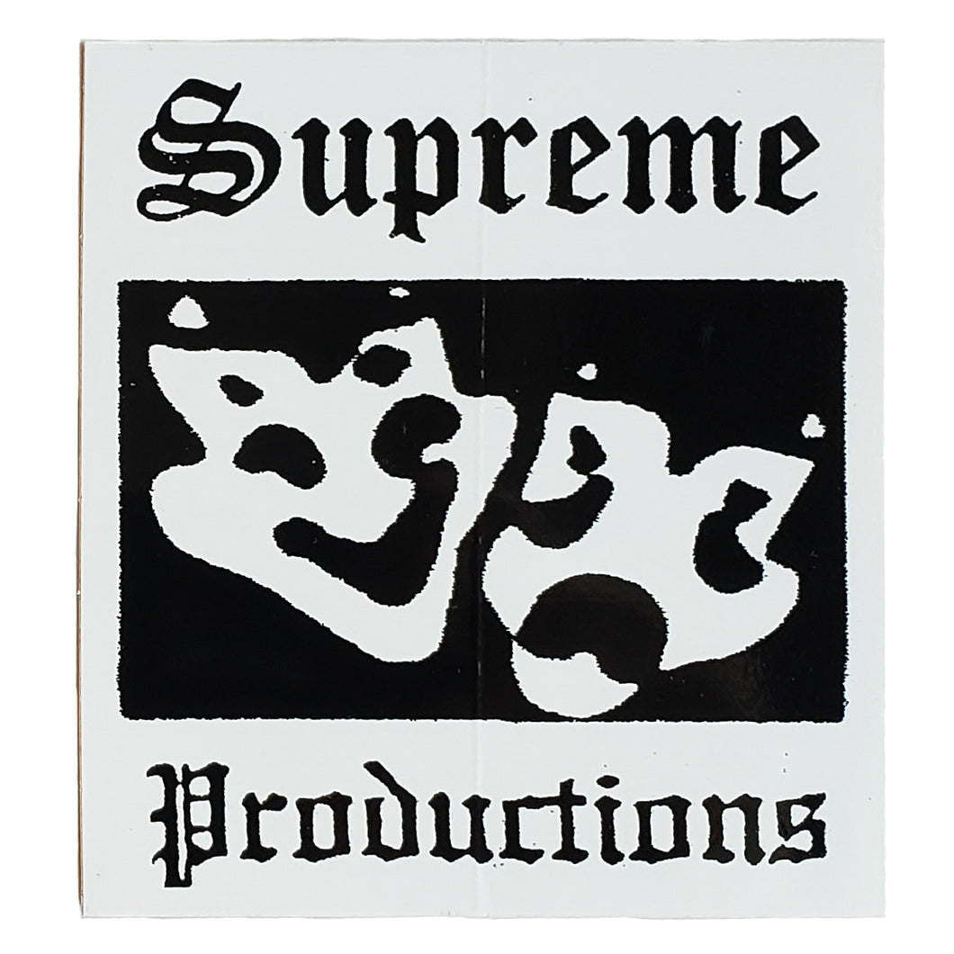 Supreme Productions Sticker