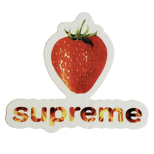 Supreme Strawberry Berry Sticker