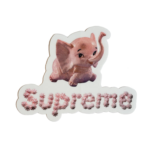 Supreme Elephant Sticker