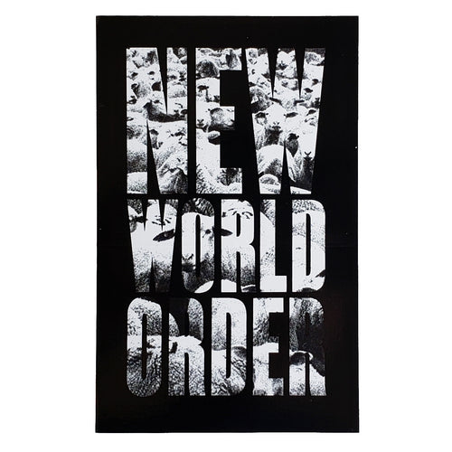 Supreme New World Order Sticker