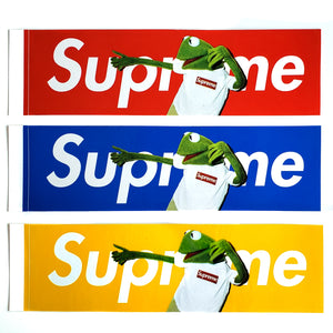 Supreme Kermit The Frog Box Logo Stickers