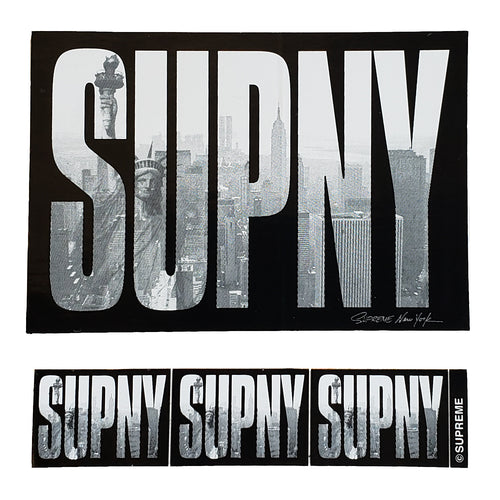 Supreme SUPNY Skyline Stickers