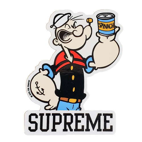 Supreme Popeye Sticker