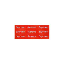 Load image into Gallery viewer, Supreme 3M Reflective Box Logo Sticker Red Mini
