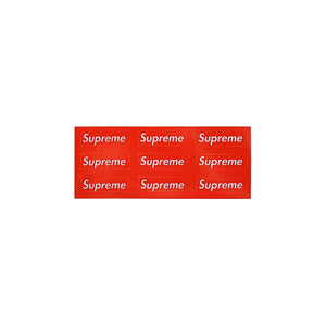 Supreme 3M Reflective Box Logo Sticker Red Mini