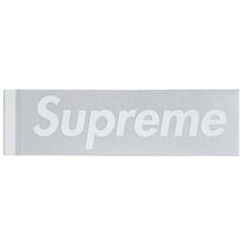 Load image into Gallery viewer, Supreme 3M Reflective Box Logo Sticker Silver
