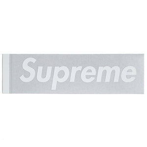 Supreme 3M Reflective Box Logo Sticker Silver