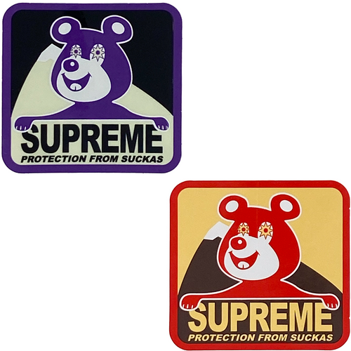 Supreme Bear Stickers