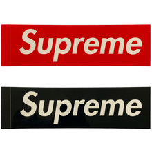 Load image into Gallery viewer, Supreme Clear Vinyl Box Logo Stickers
