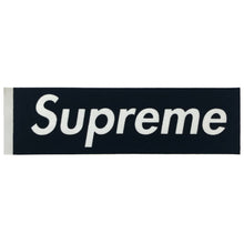 Load image into Gallery viewer, Supreme Felt Box Logo Sticker Black With Tab
