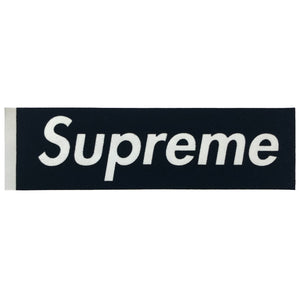 Supreme Felt Box Logo Sticker Black With Tab