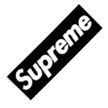 Load image into Gallery viewer, Supreme Pixelated Box Logo Sticker Black
