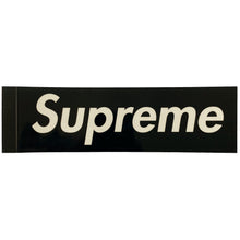 Load image into Gallery viewer, Supreme Clear Vinyl Box Logo Sticker Black

