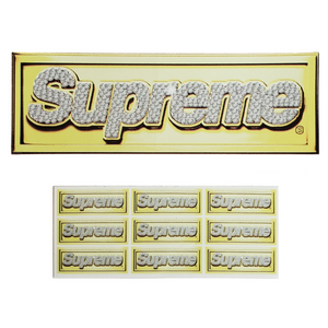 Supreme Bling Box Logo Stickers
