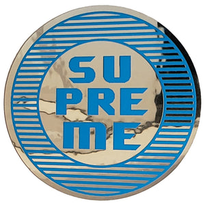 Supreme Disrupt Foil Sticker Blue